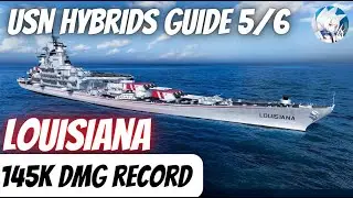 Урон Louisiana 145K и мировой рекорд в World of Warships Wows Blitz