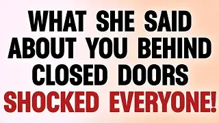 😬 WHAT SHE SAID ABOUT YOU BEHIND CLOSED DOORS SHOCKED EVERYONE!