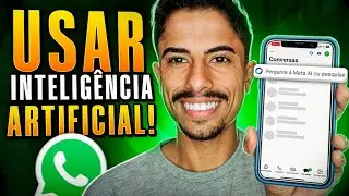 Como USAR A META IA (INTELIGENCIA ARTIFICIAL) do WHATSAPP | NOVA FUN&Ccedil;&Atilde;O!