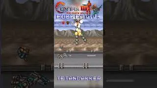Contra III: The Alien Wars (SNES) Boss Battle - Tetandakker #Shorts