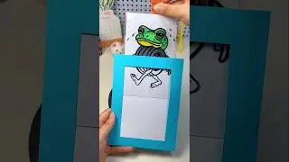 Creative drawing tutorials | Frog crafts | Craft ideas for beginners | Easy craft ideas #DIYCrafts