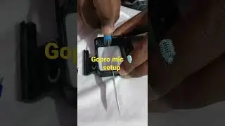 GoPro Hero 7 silver mic 🎤🎤 setup #goprohero7black #gopro #short #vairalshort #motovlogger #bikeride
