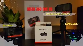 Insta360 One RS accessory Shoe Mount | Useful but expensive