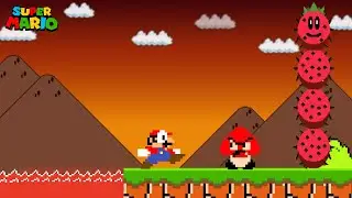 Super Mario Bros., but Mario Trapped in a World of Fire