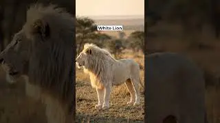 The Ghost of the Savanna: The Rare White Lion