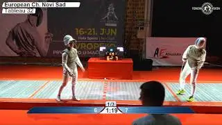 2018 T32 06 F F Individual Novi Sad SRB European Championships RED GUYART FRA vs RANVIER FRA