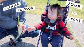 VLOG| Jour de la pêche à La Prairie, PREMIER POISSON DE L'ANNÉE! Et on cuisine un 