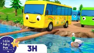 Can the Bus Cross the Bridge? | Little Baby Bum | 🚌Wheels on the BUS! | 🚌Nursery Rhymes for Kids
