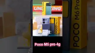 𝗣𝗼𝗰𝗼 𝗠6 𝗽𝗿𝗼 4G Unboxing: Discover What's Inside!