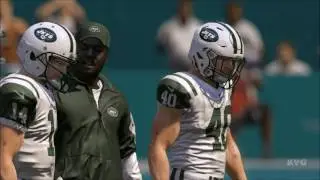 Madden NFL 17 - New York Jets vs Miami Dolphins | Gameplay (HD) [1080p60FPS]