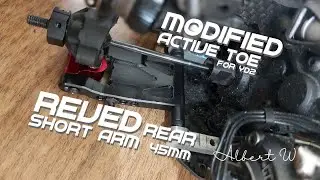 RCdrift Tipstrik : Modified Active Toe Arm ReveD 45mm