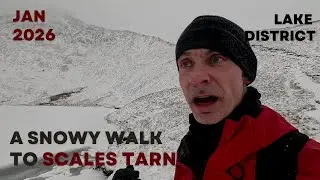 Lake District in the snow: a loop to Scales Tarn