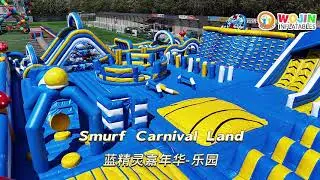 Smuf Carnival Park inflatable theme park hot sale