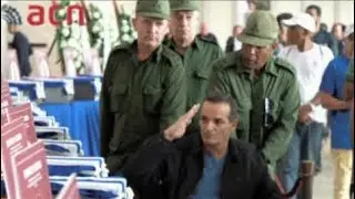 Coronel Pedro Yadín Domínguez, combatiente cubano herido en la agresión contra Venezuela