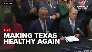 RFK Jr. & Texas Gov. Greg Abbot Make America Healthy Again