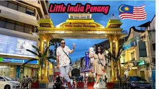 Penang Little India - 4K Walk Around One of The Busiest Street in Georgetown