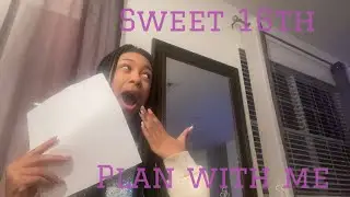 Plan with me for my sweet 16th birthday party Vlogmas day 11 | Nia Dobson 