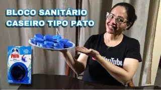 BLOCO SANITÁRIO CASEIRO PARA CAIXA ACOPLADA TÃO BOM QUANTO DE MERCADO-VASO LIMPO E PERFUMADO 😱