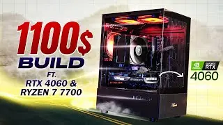 RYZEN 7 7700 + RTX 4060 Budget PC Build Guide 2025! | 1100 USD Build |@PCBuildersInc
