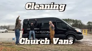 Cleaning The CHURCH Vans for The LORD!✝️✝️
