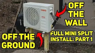 Полная установка мини-сплит-системы! - Часть 1 - Наружный блок | Блог Old House Projects