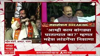 Mahesh Landge on Ajit Pawar : आम्ही काय बांगड्या घातल्यात का? म्हणत महेश लांडगेंचा निशाणा
