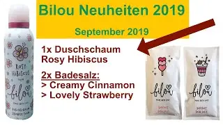 bilou Rosy Hibiscus und bilou Badesalzlovely Strawberry Badesalz Creamy Cinnamon