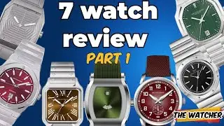 7 NEW RELEASE Spect & Sohne Watch reviews | Part 1 of 2 | The Watcher 