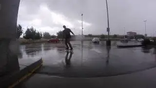 Rainy Day Skateboard Sesh