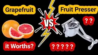 Grey fruit juice | Best way to make juices at home | Try this one and make juice very easily