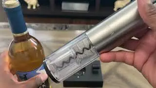Secura Electric Wine Opener Review & Demo   Very Easy To Use