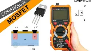 Comprobar un transistor MOSFET con POLÍMETRO