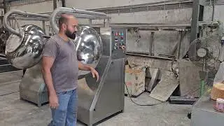Conventional Coating Pan Machine with lid