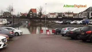 Uiterwaarden lopen vol als gevolg hoogwater
