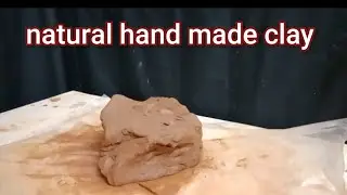 How to make natural clay |easy clay making at home #naturalclay