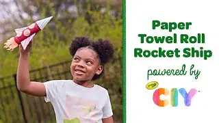 Paper Towel Roll Rocket Ship Craft for Kids || Crayola CIY