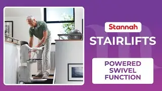 Stannah - Stairlifts - Find out about the powered swivel function