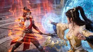 ⚡EP110-113 王城大比四强战燃爆，辰天四剑辟天震全场，揭秘摊主老人真身！# 灵武大陆【Spiritual Martial Continent】
