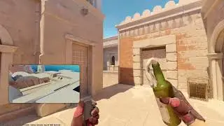 CS2 Anubis Mid Temple Smoke and Camera Molotov From Rugs