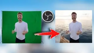 Как убрать зелёный экран в OBS Studio | Настройка хромакея