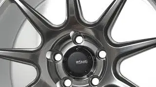 Countergram - Hyper Chrome center w/ mirror machined lip | Konig Wheels