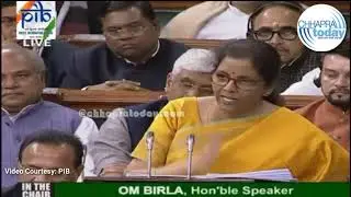 #Budget2020 : Finance Minister #NirmalaSithraman announces major tax relief for individuals