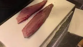 Filleting a 4.2kg Kanpachi (Amberjack)