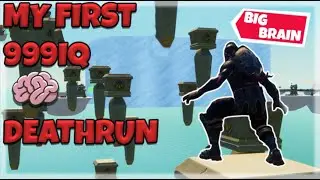 My First 999 IQ death run in Fortnite Chapter 3! #shorts #fortnite #funny #deathrun