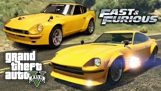 GTA 5: Datsun 240Z &laquo;Fast X&raquo; Изабель - сборка копии Karin 190z!