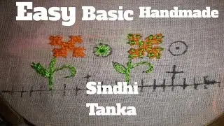 Sindhi tanka | Easy Basic Handmade Sindhi tanka | Sindhi booti
