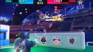 1st play vs SUNNY! #FRAG Pro Shooter STRIKER