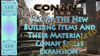 Conan Exiles - INSULATED And BLACK ICE Building in Frozen North Expansion