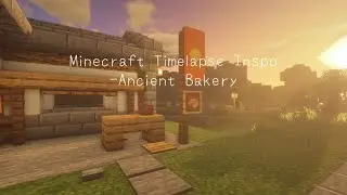 Minecraft: Ancient Themed Bakery 【烧饼店】 | Time-lapse Build Inspo