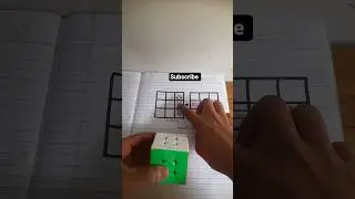 3x3 rubik's cube solve best trick 😱 #shorts #rubikscube